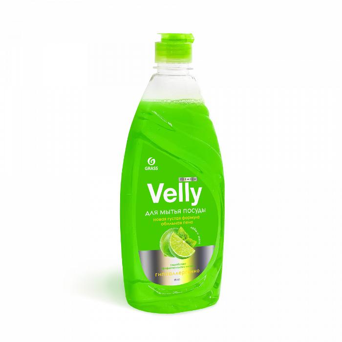 Средство для мытья посуды "Velly Premium" лайм и мята (500 мл)