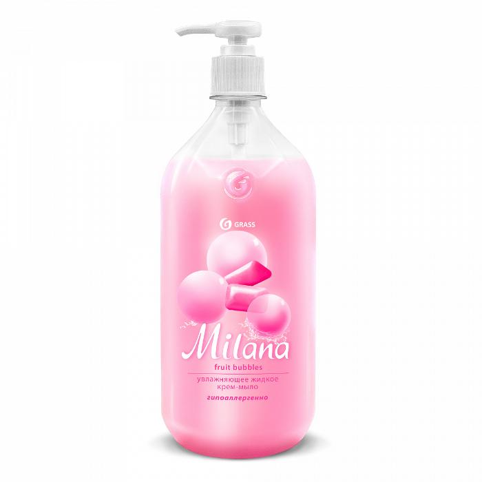 Крем-мыло жидкое увлажняющее "Milana" fruit bubbles (1 л)