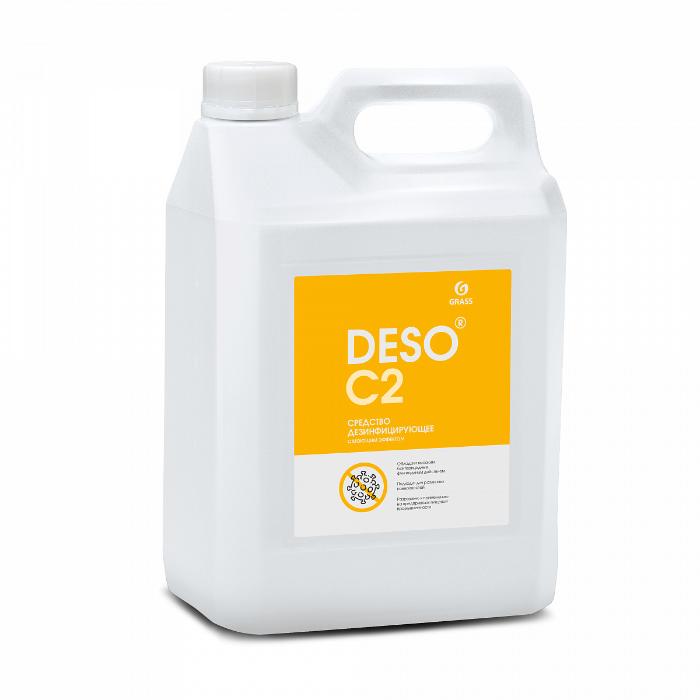 Дезинфицирующее средство с моющим эффектом на основе ЧАС DESO C2 клининг (5 л)