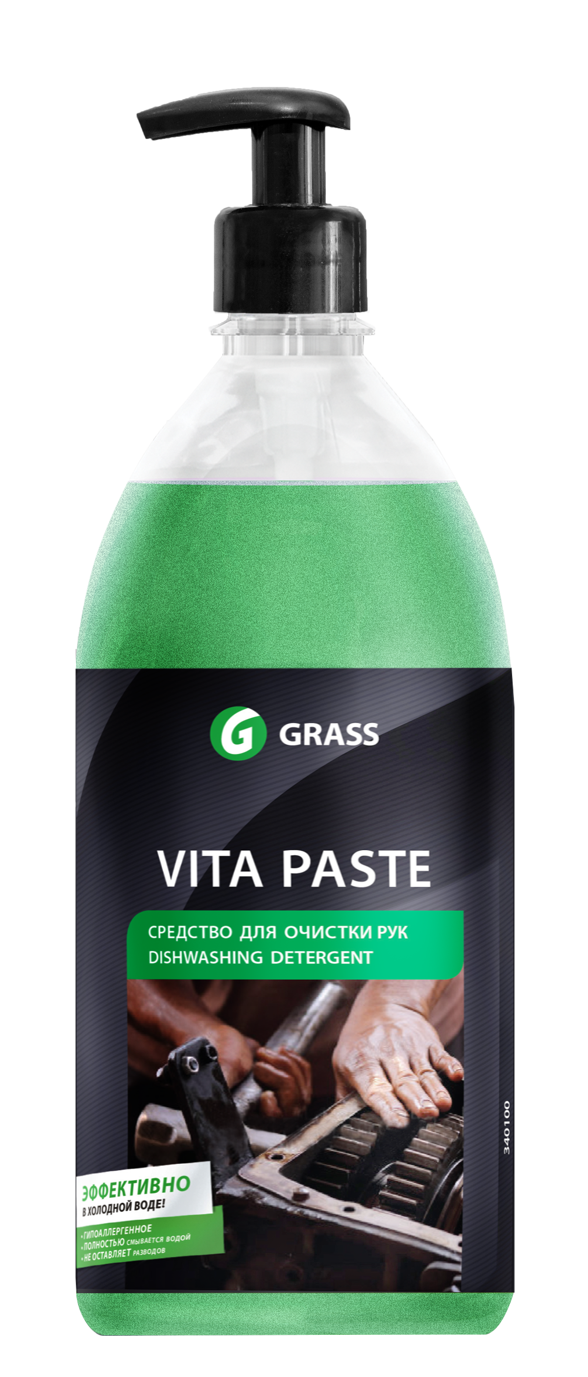 Паста для очистки рук от сильных загрязнений "Vita Paste" 1 л